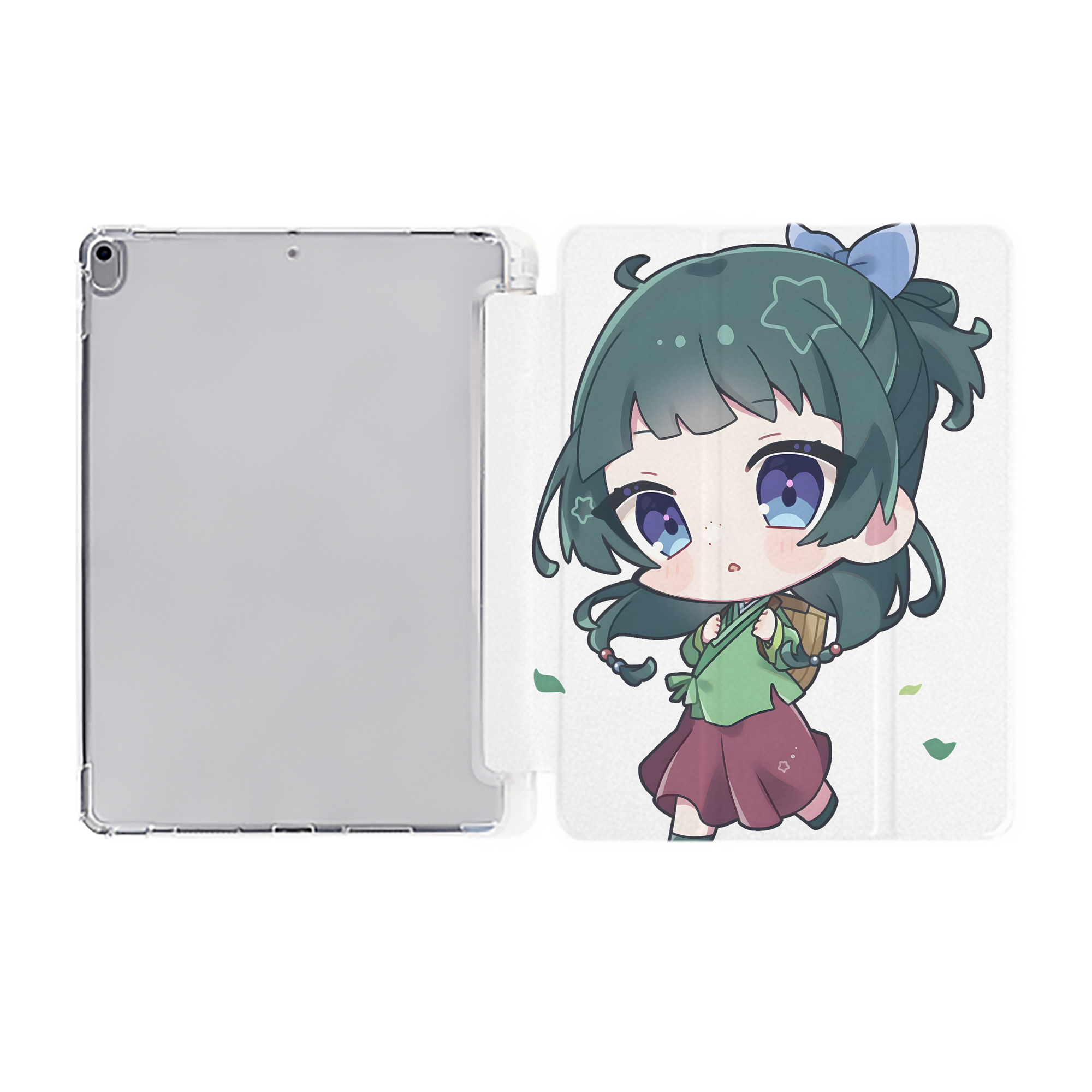 （画像用） 薬屋のひとりごと The Apothecary Diaries IPad ケース ペン収納付き 三つ折りスタンド PUレザー×シリコン 対応機種9.5/10.5/10.9インチ